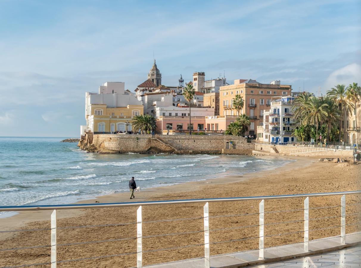 Sant Sebastia Moderno Apartamento A 100 Metros De La Playa Sitges Kültér fotó