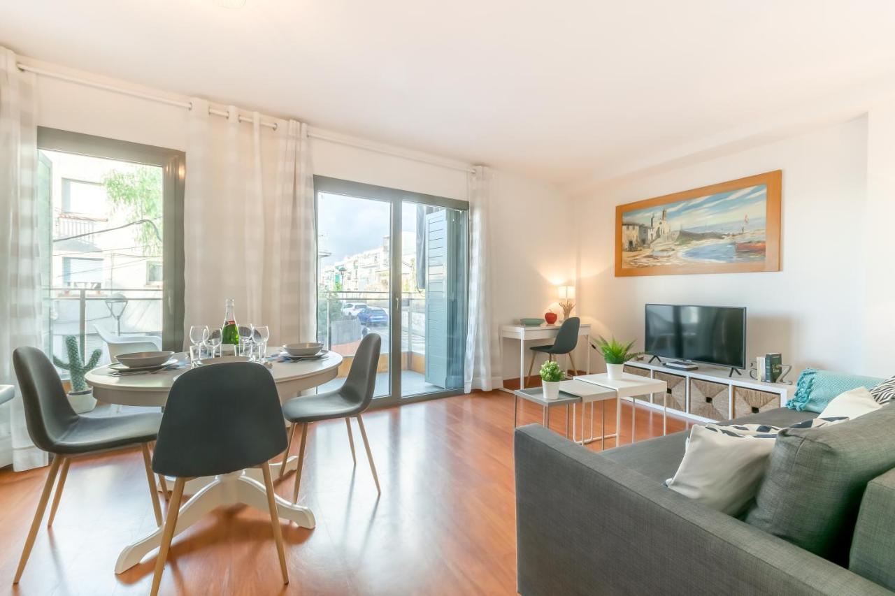 Sant Sebastia Moderno Apartamento A 100 Metros De La Playa Sitges Kültér fotó