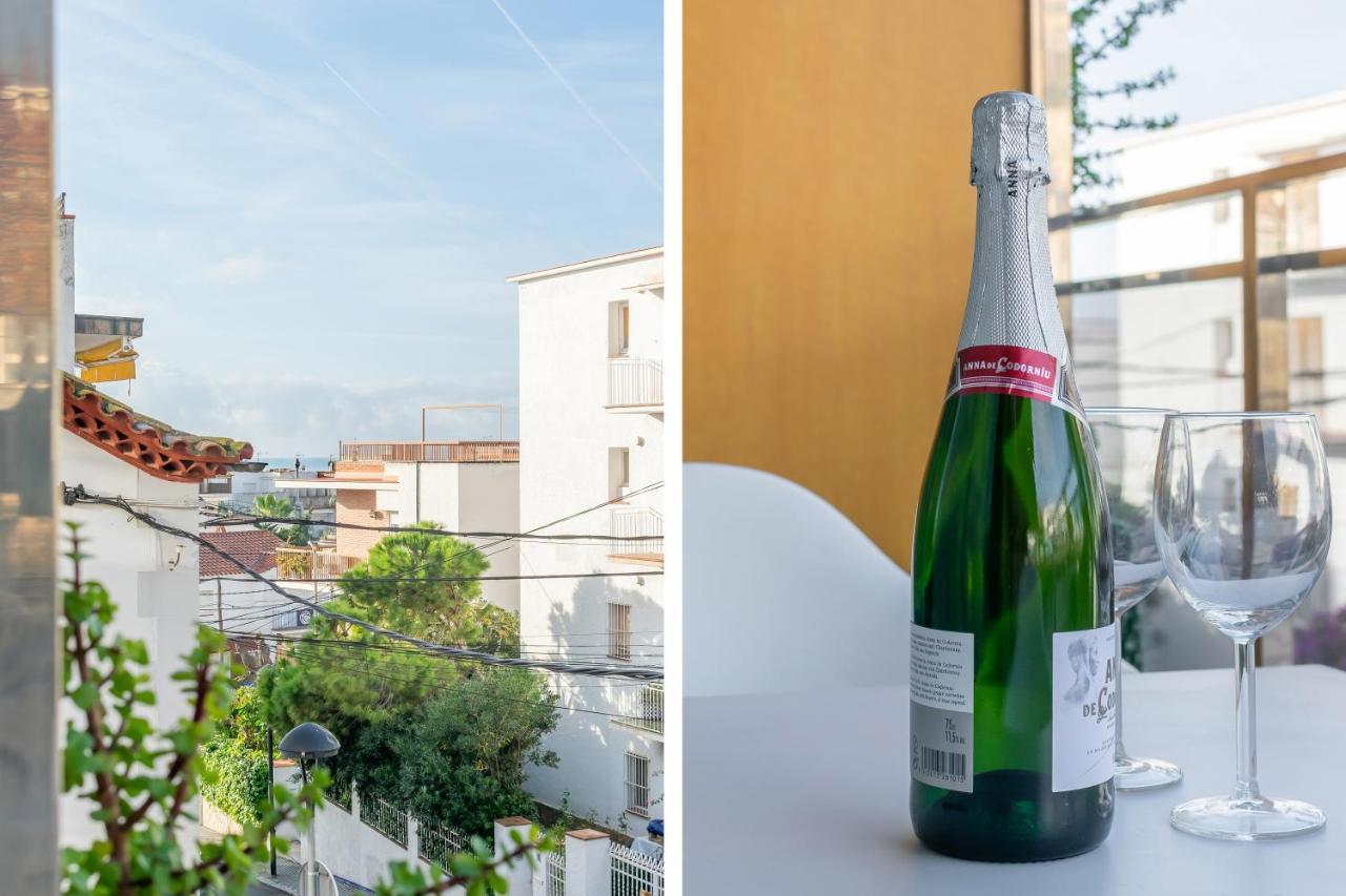 Sant Sebastia Moderno Apartamento A 100 Metros De La Playa Sitges Kültér fotó
